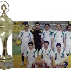 افتخار آفريني تيم فوتسال بيمارستان بنت الهدي در اولين دوره مسابقات نظام پرستاري مشهد در اسفند 1392